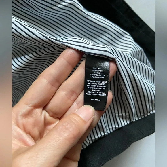 Harve Benard black  linen blazer Sz 6 - Picture 8 of 13